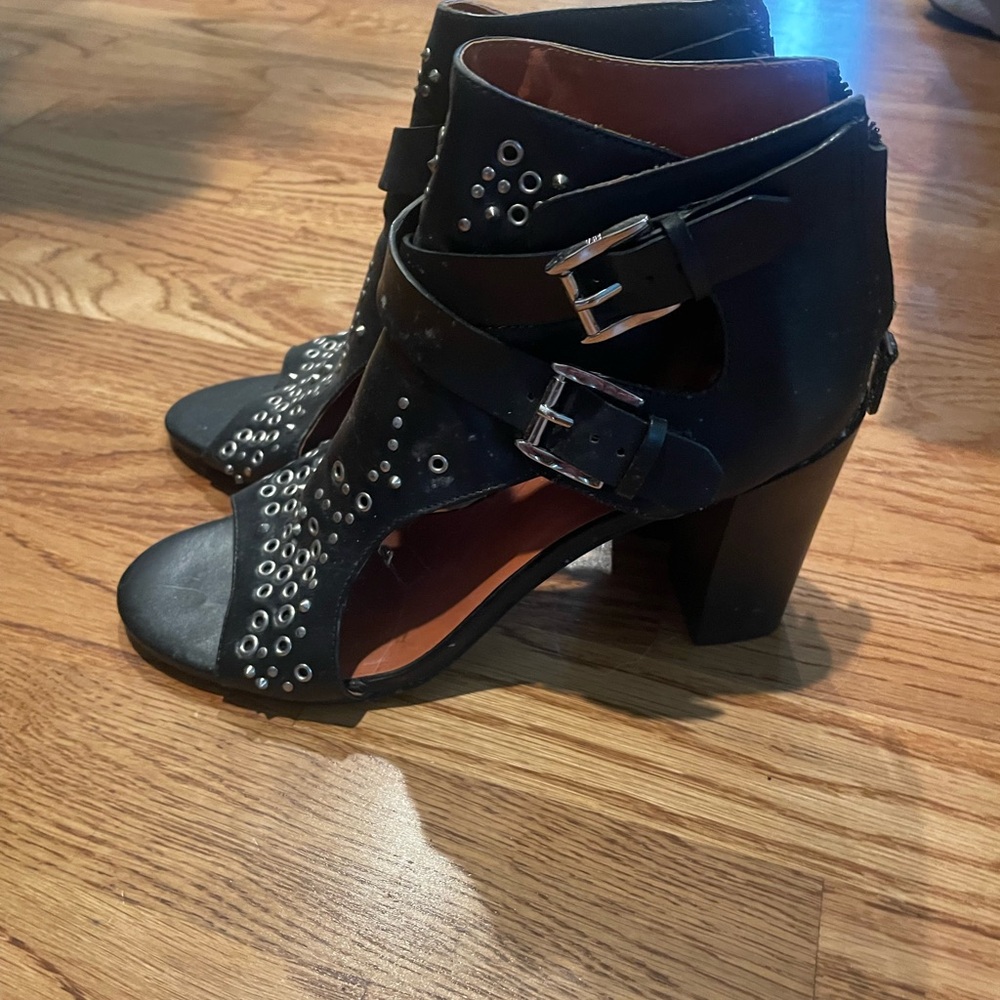 Rebecca Minkoff Black Studded Women's Heels